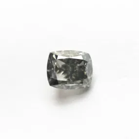 1.00ct 5.75x4.87x3.79mm Fancy Grey Cushion Brilliant 19913-21