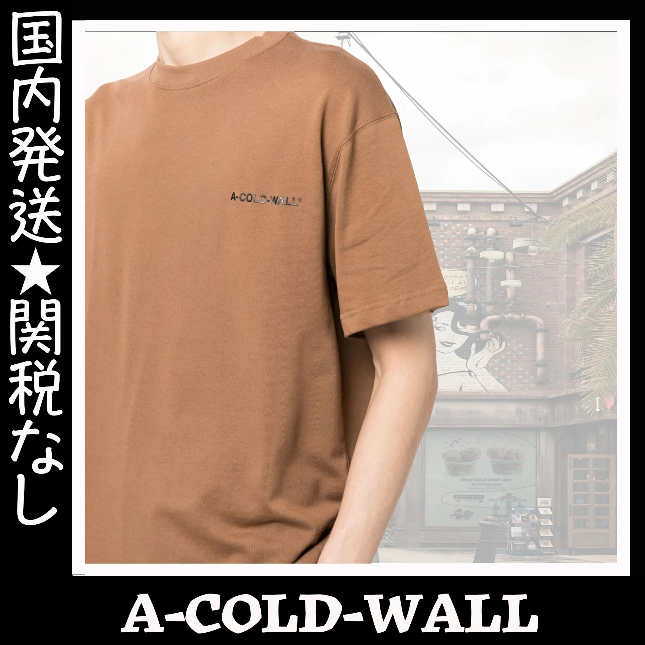 A-COLD-WALL  |Crew Neck Unisex Street Style U-Neck Cotton Short Sleeves