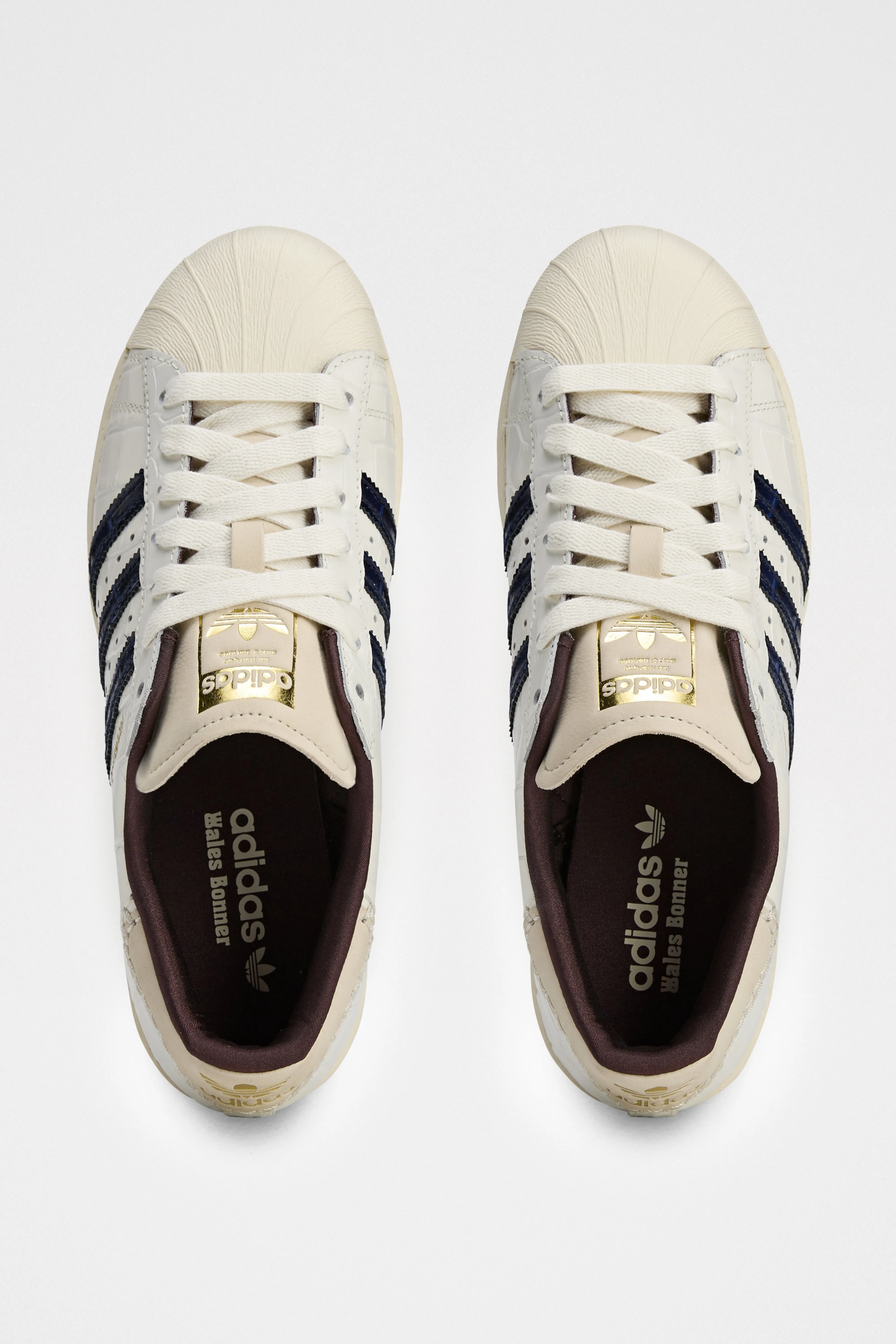 adidas Originals by Wales Bonner Superstar Wonder White / Collegiate Navy / Night Red