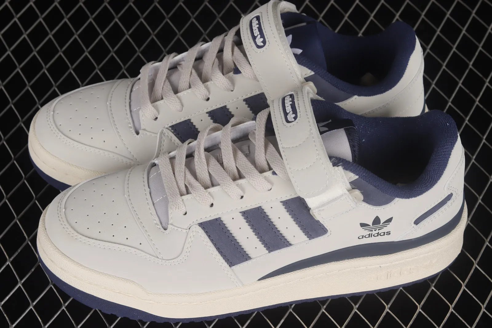 Adidas Originals Forum Low Light Gray Navy Blue GY6553