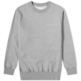 Aimé Leon Dore Tonal Logo Crew SweatHeather Grey