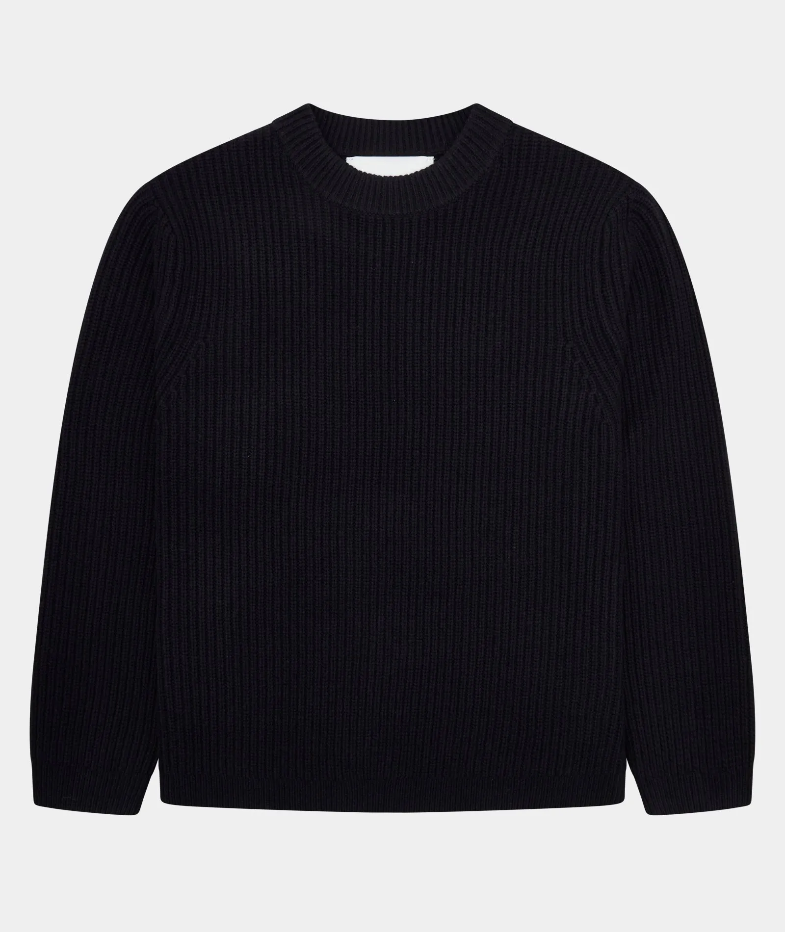 Boxy Wool Knit - Navy