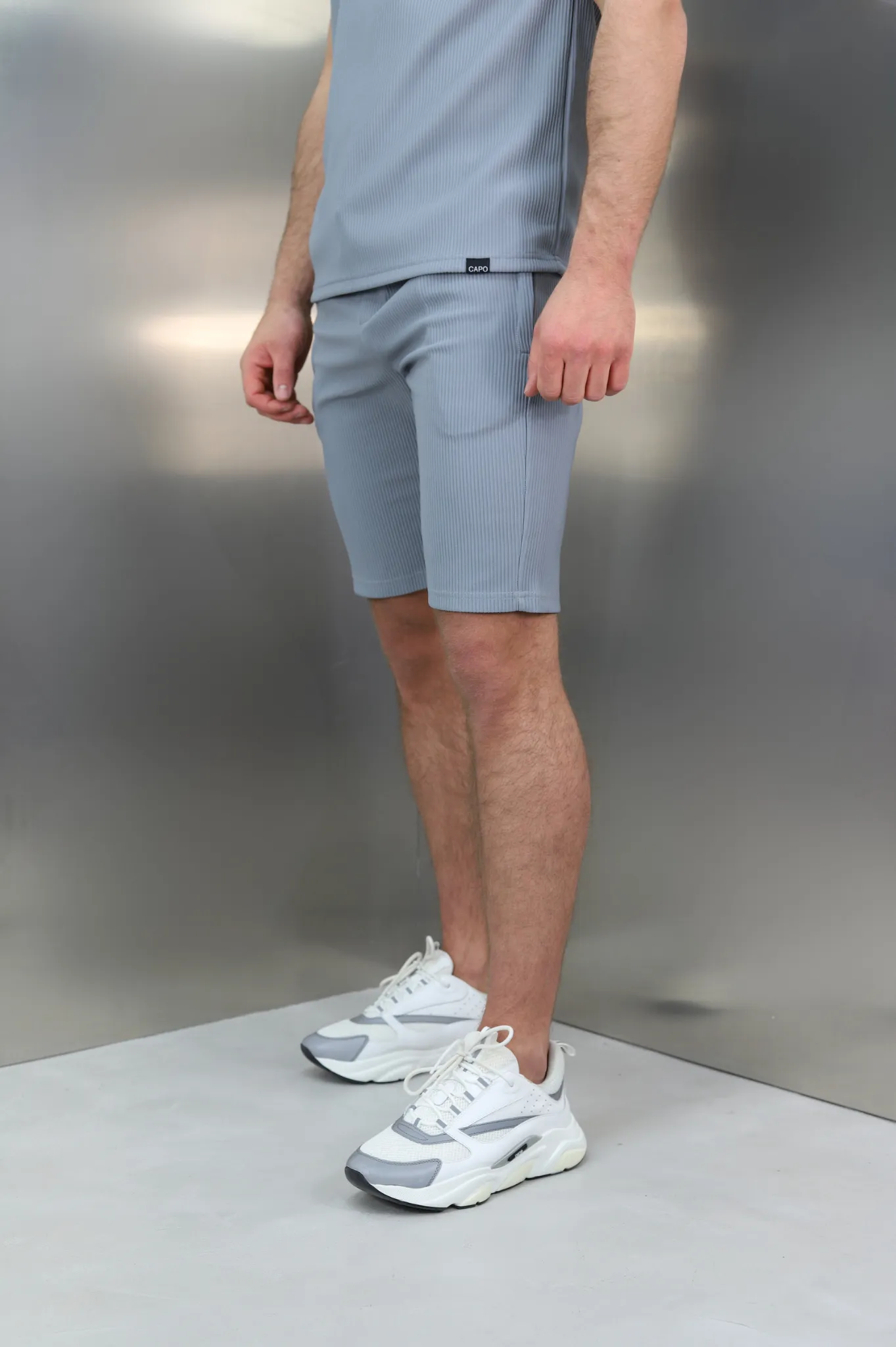 Capo PLEAT Short - Grey