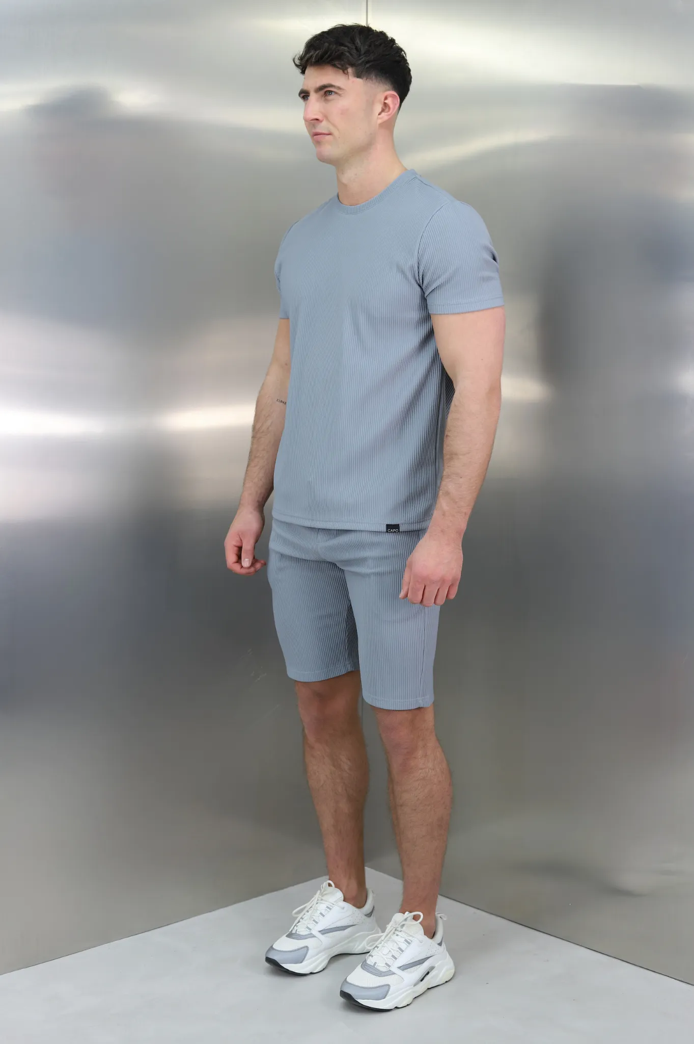 Capo PLEAT Short - Grey