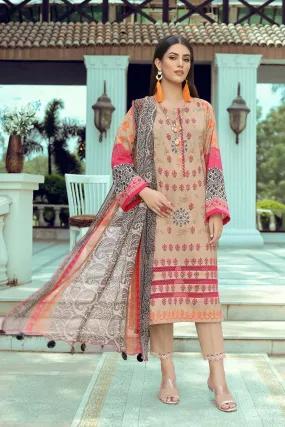 Charizma Signature Prints Lawn Unstitch 3-Pcs CSP22-01
