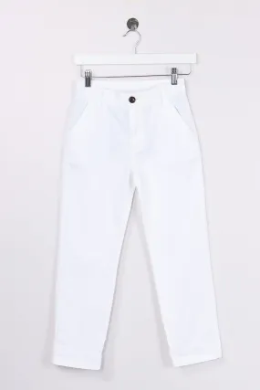 Chino Basico Bianco