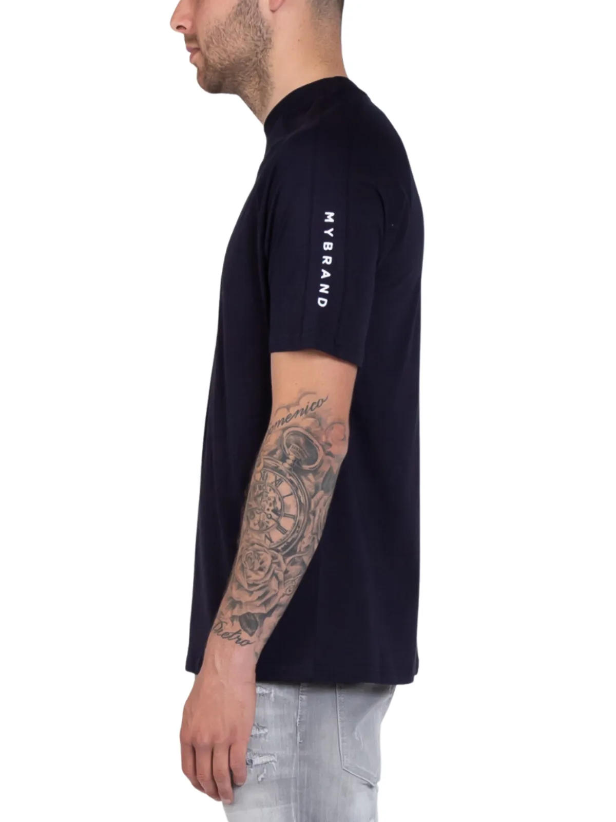 Classic My Brand Taping t-shirt Navy | NAVY