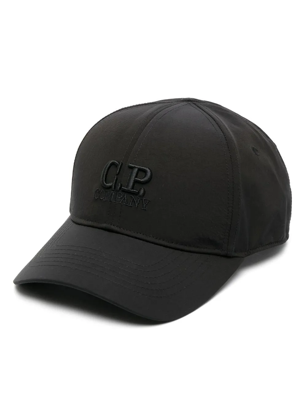 C.P. Company Casquette Black Chrome-R à logo