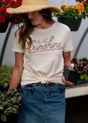 Cream Sunshine Graphic Tee