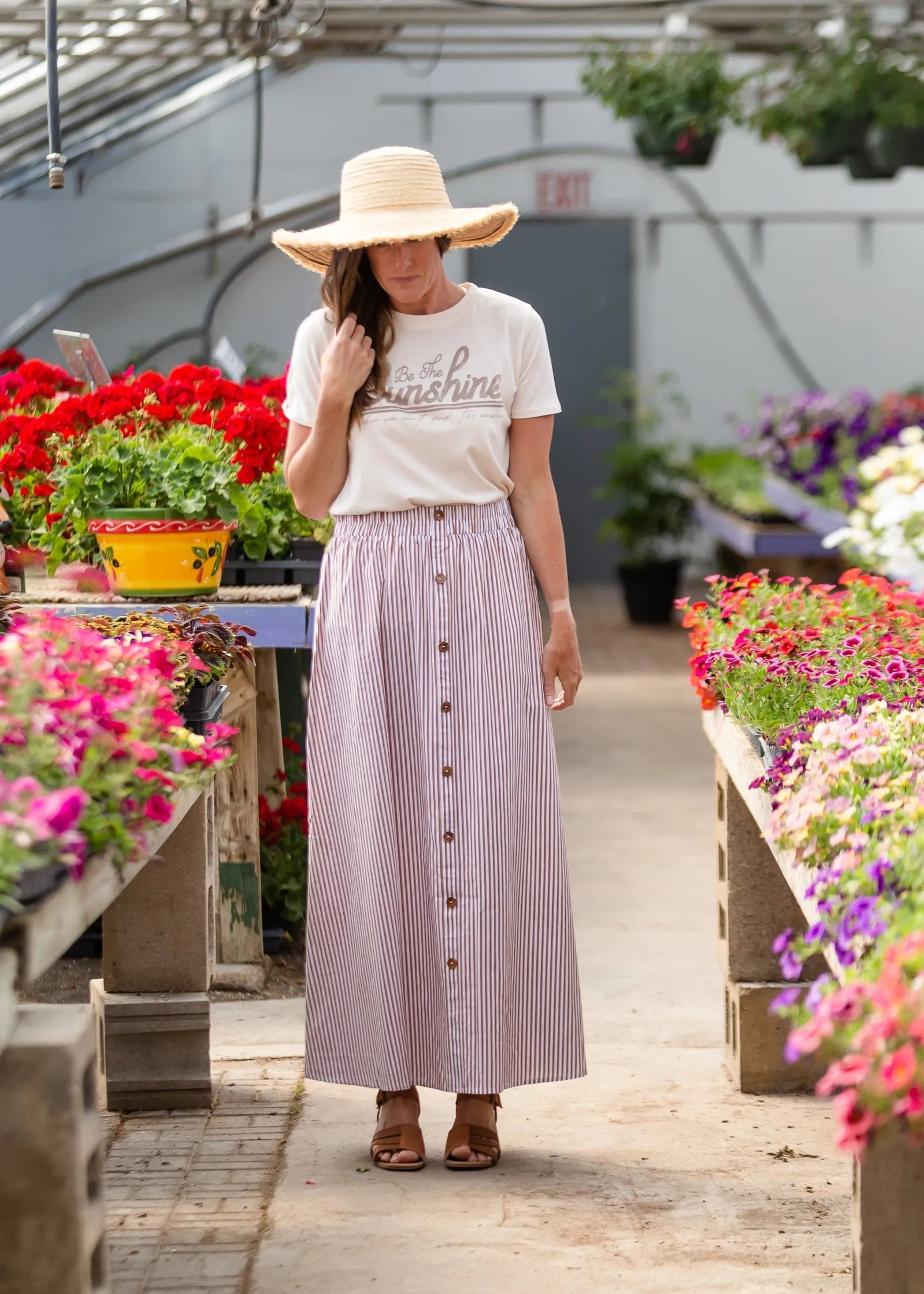 Cream Sunshine Graphic Tee