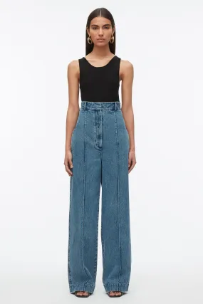 Denim Extreme High Waisted Trouser