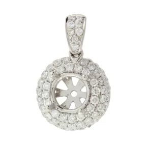 Diamond Semi Mount Pendant