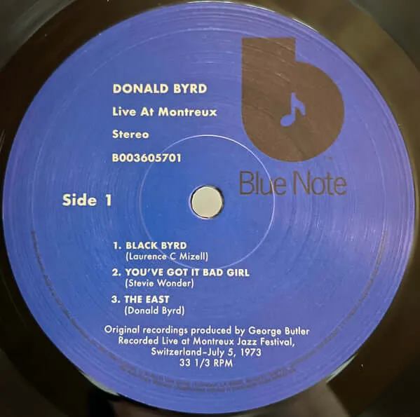 Donald Byrd ~ Cookin' With Blue Note At Montreux