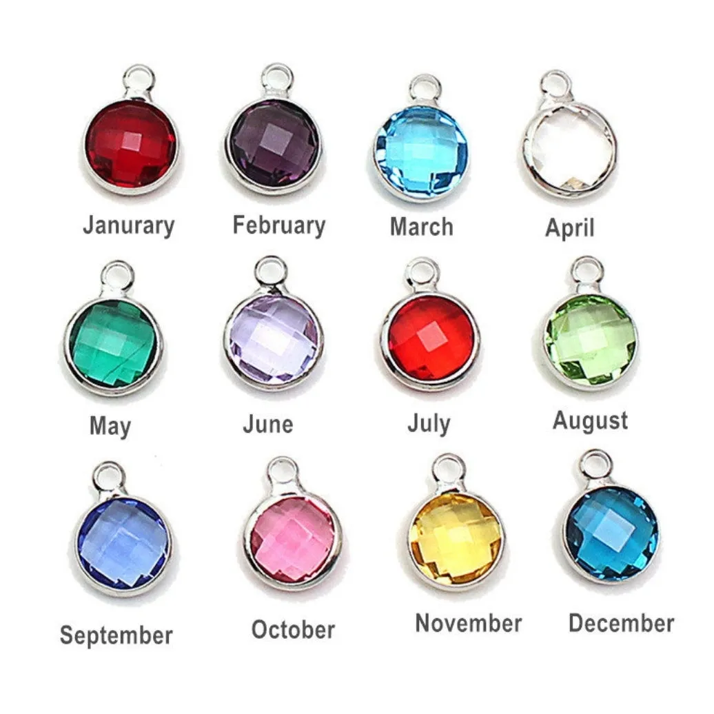 Drive Safe I Need You Here With Me Keychain with Birthstone