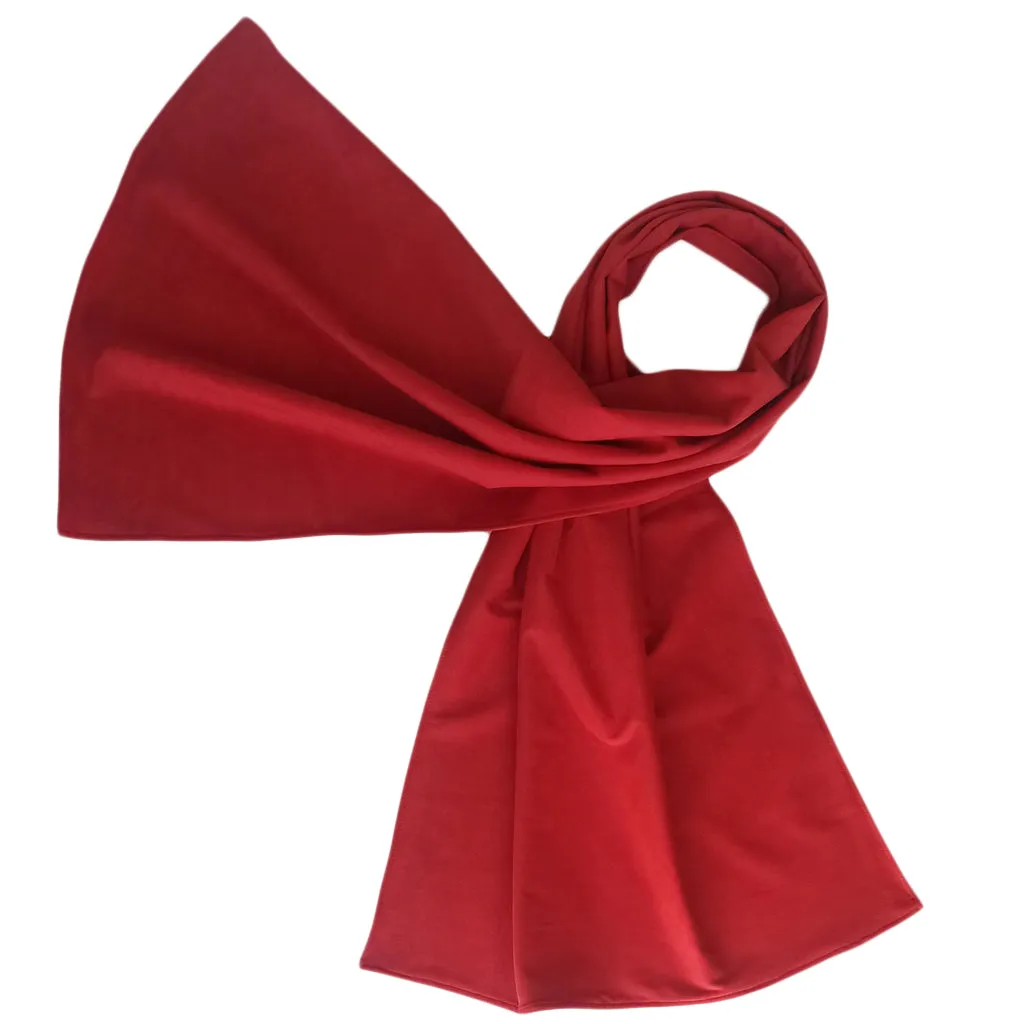 Estola Chal de Antelina (155x48cm) · Rojo Granate