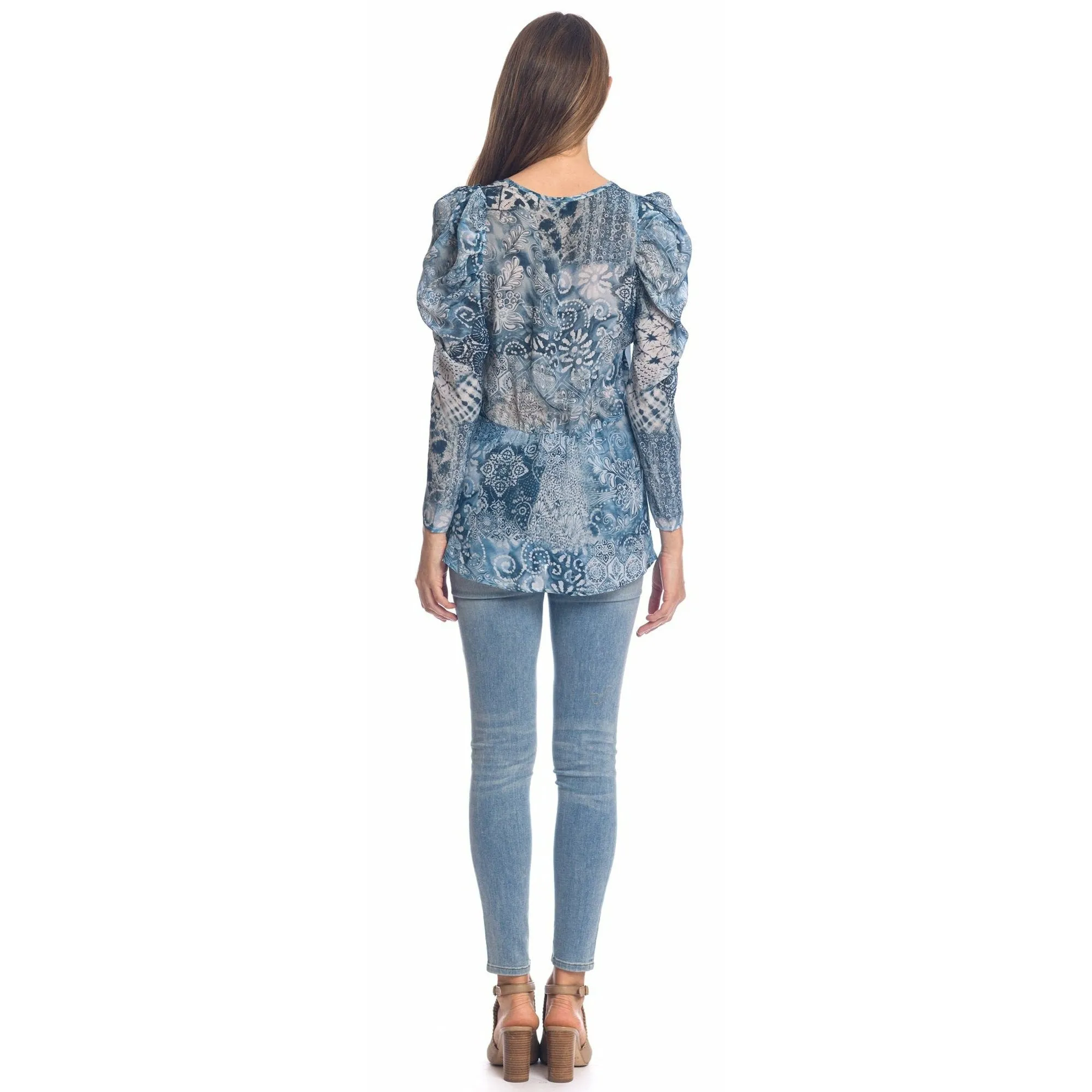 Fawn Denim Top