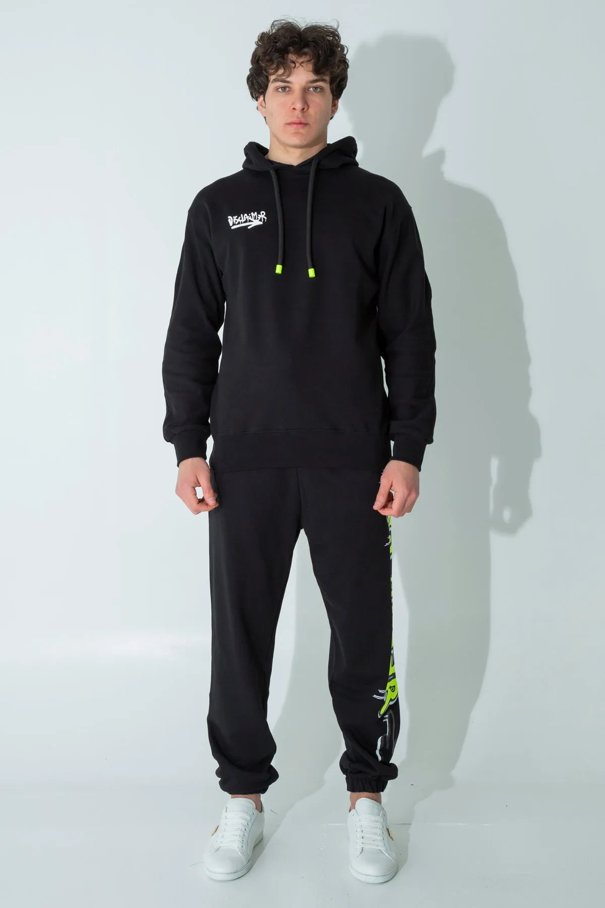 Felpa con maxi logo posteriore