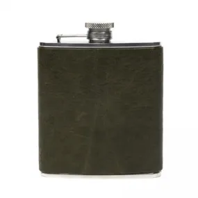 FLASK TITAN MILLED GREEN