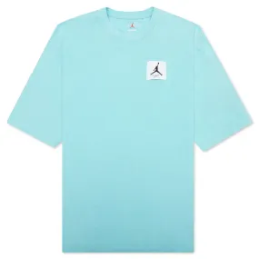 Flight Essentials Oversized S/S Tee - Bleached Aqua