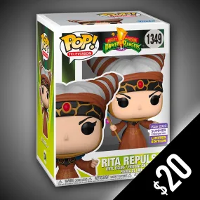 Funko Pop! TV - Power Rangers: Rita Repulsa #1349 (Summer Convention 2023 Shared Sticker)