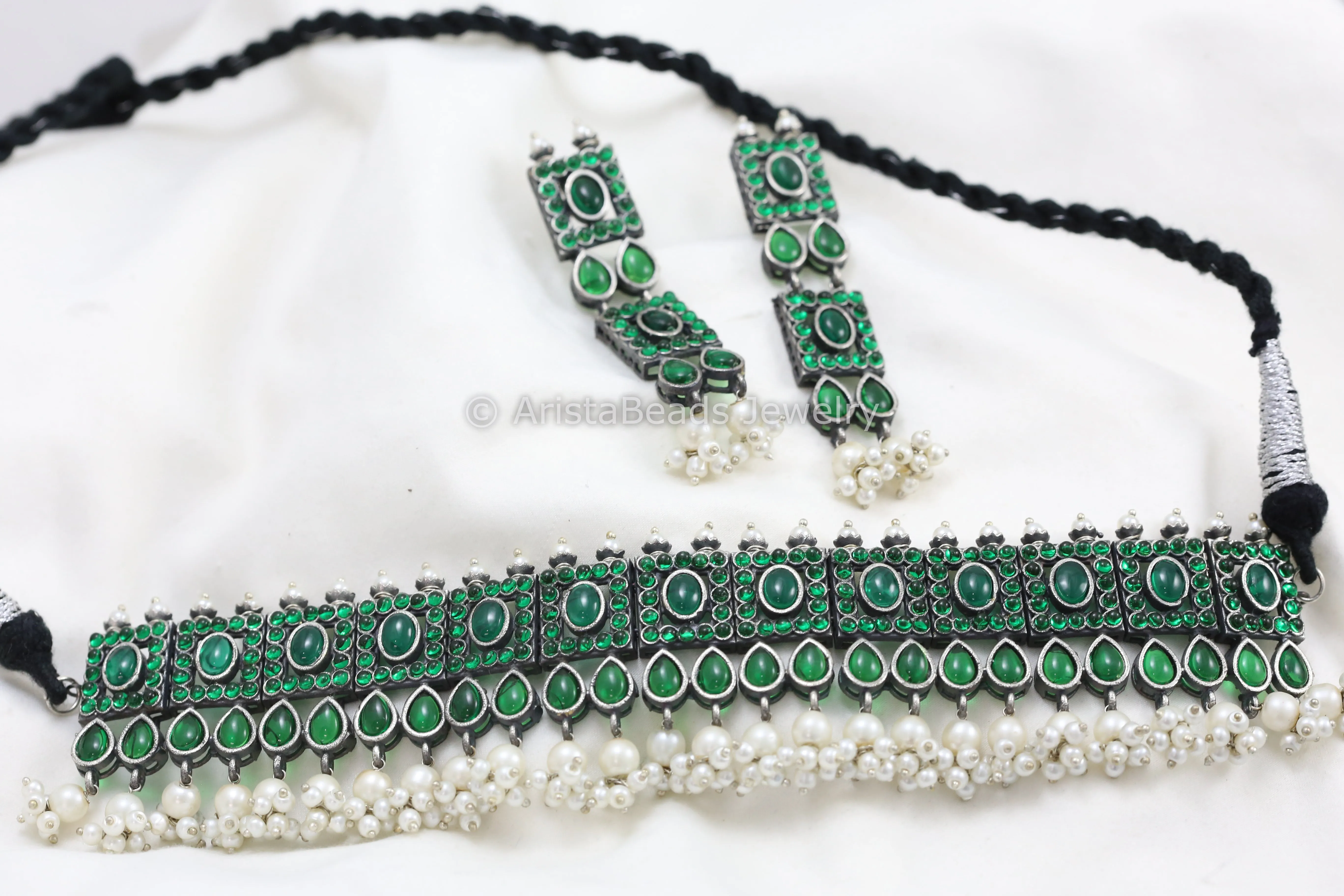 Green Choker Set