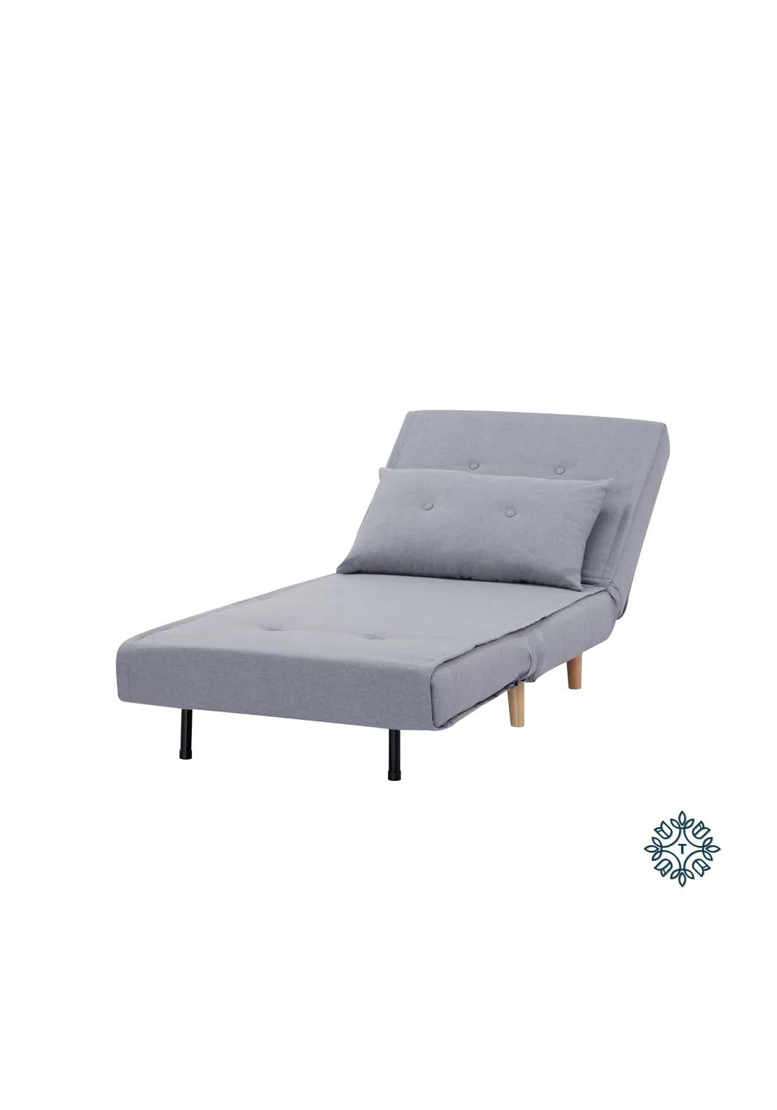 Haru Single Sofa Bed - Grey