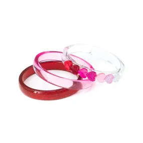 Hearts Red Shade Bangles