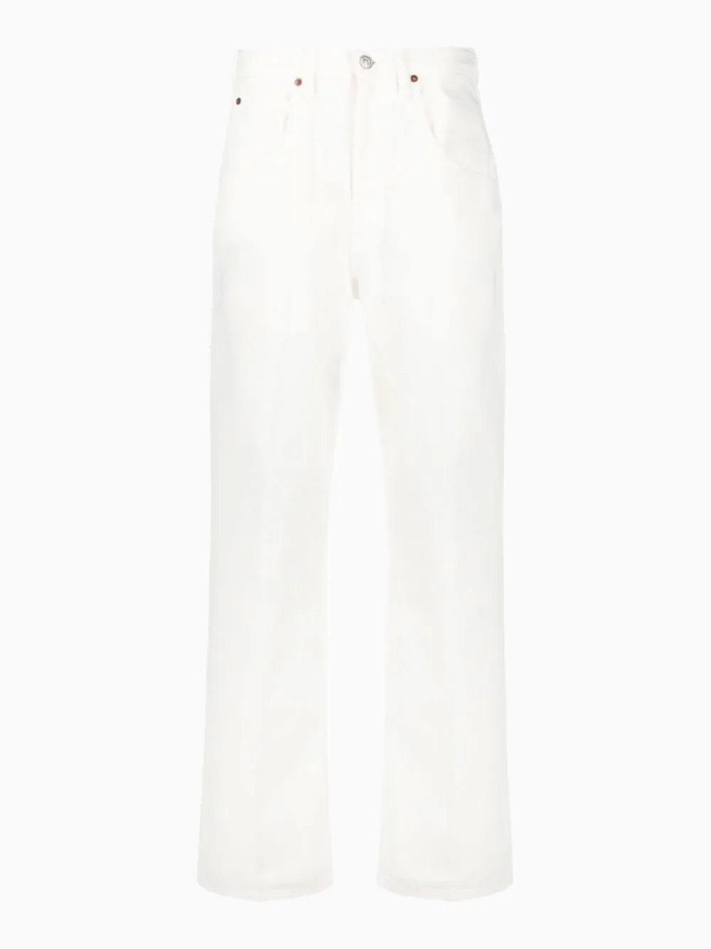 High rise wide leg jeans