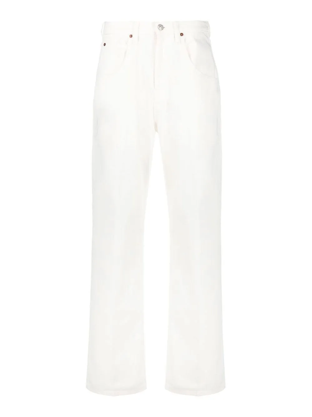 High rise wide leg jeans