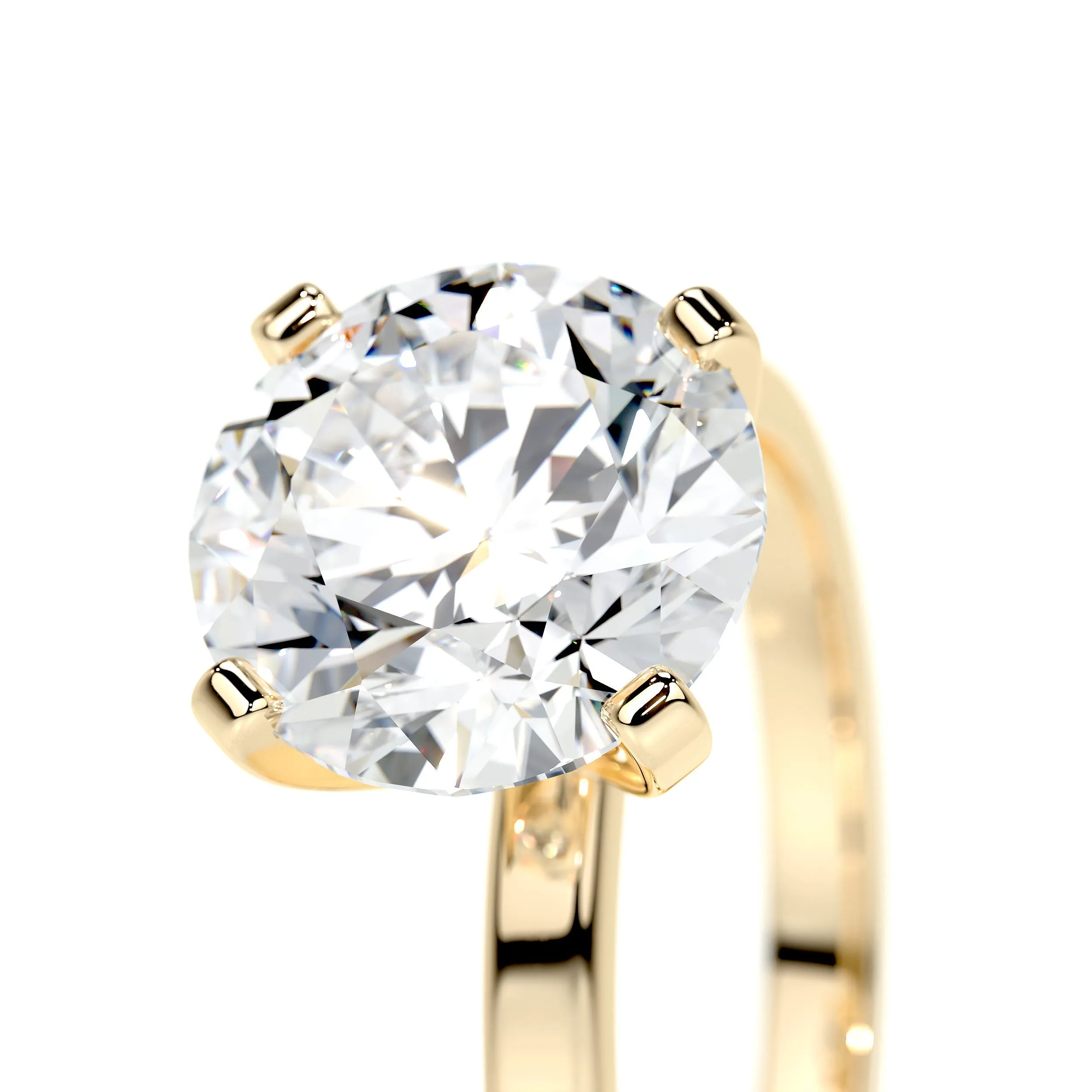 Jessica Lab Grown Diamond Ring -18K Yellow Gold