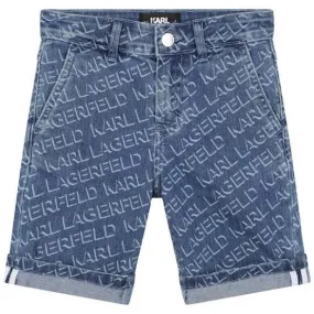 Karl Lagerfeld Shorts All Over Denim