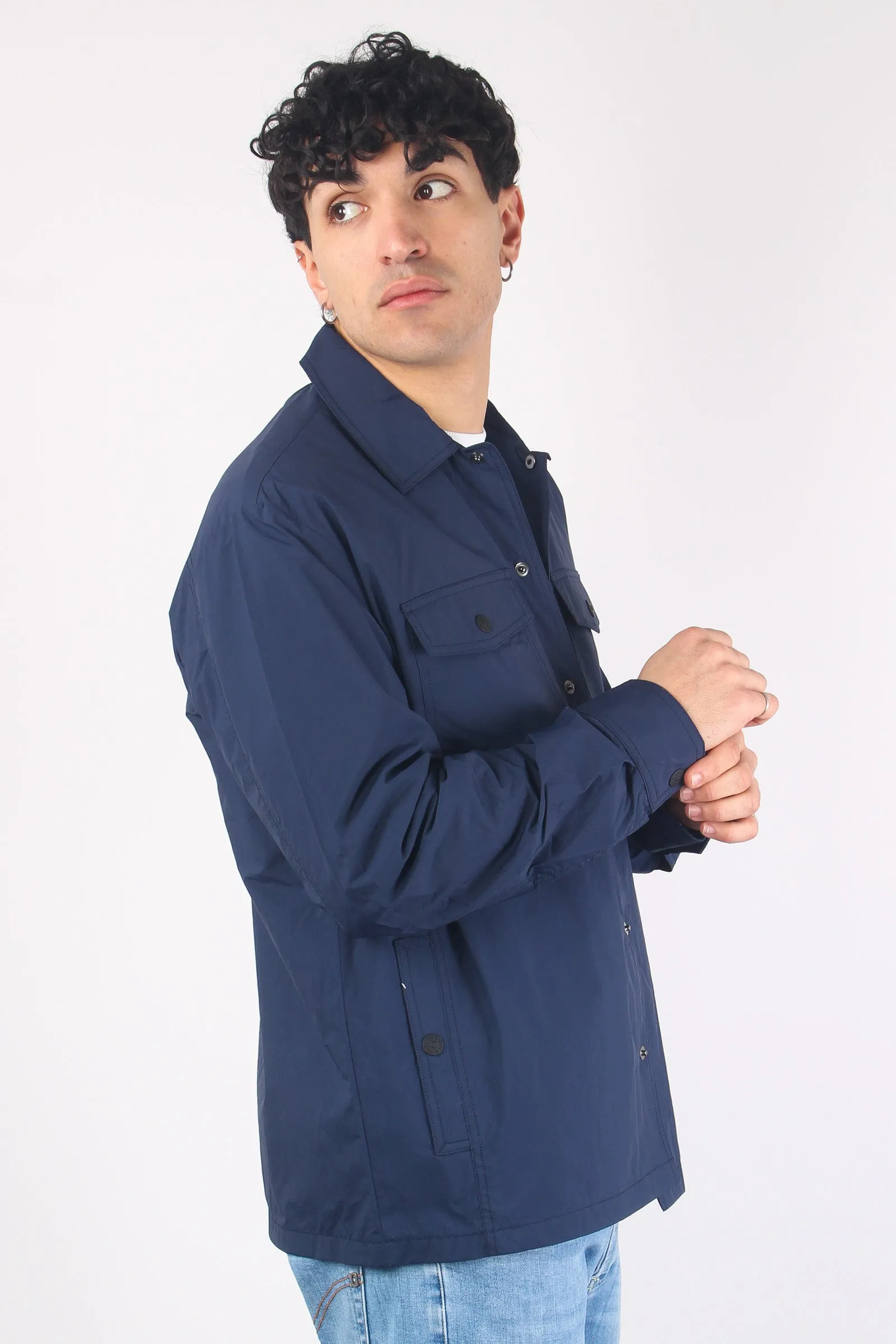 Kendri Giubbotto Camicia Navy Blue