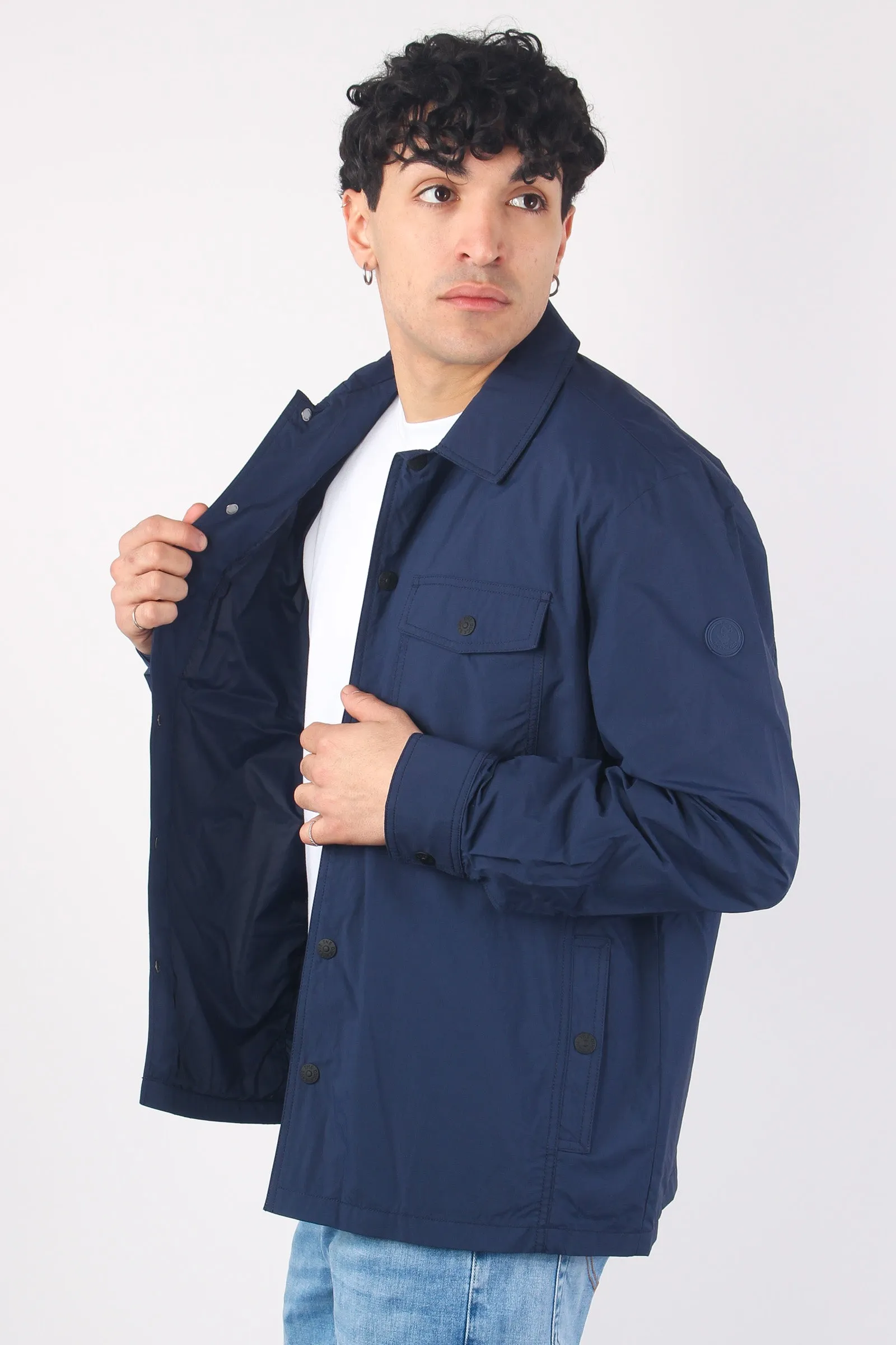 Kendri Giubbotto Camicia Navy Blue