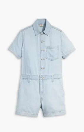 Levi's Heritage SS Romper In Enjoy The Ride