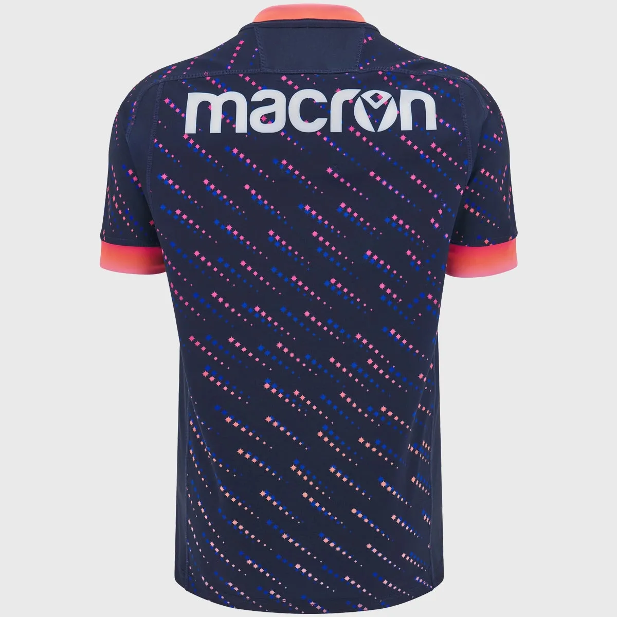 Macron Edinburgh Kid's Training Rugby Shirt Navy/Coral Pink