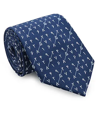 Magic Navy Numbers Tie