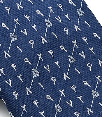 Magic Navy Numbers Tie