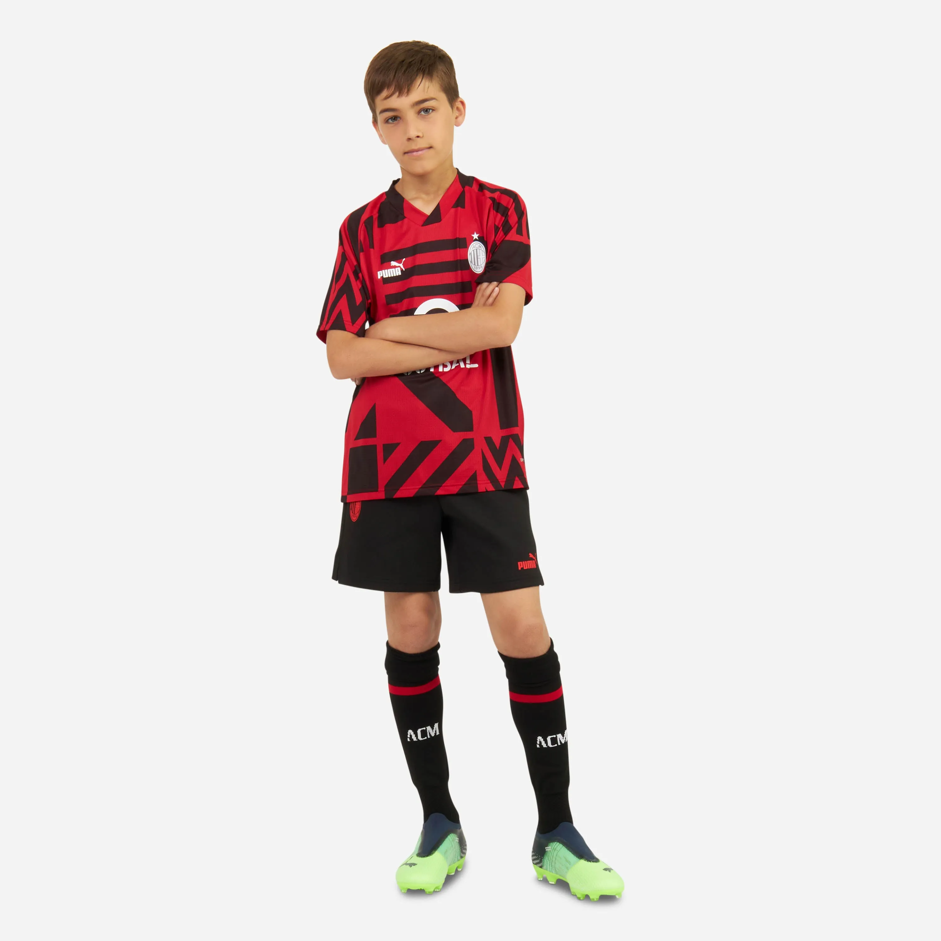 MAGLIA MILAN PREMATCH BAMBINO 2022/23