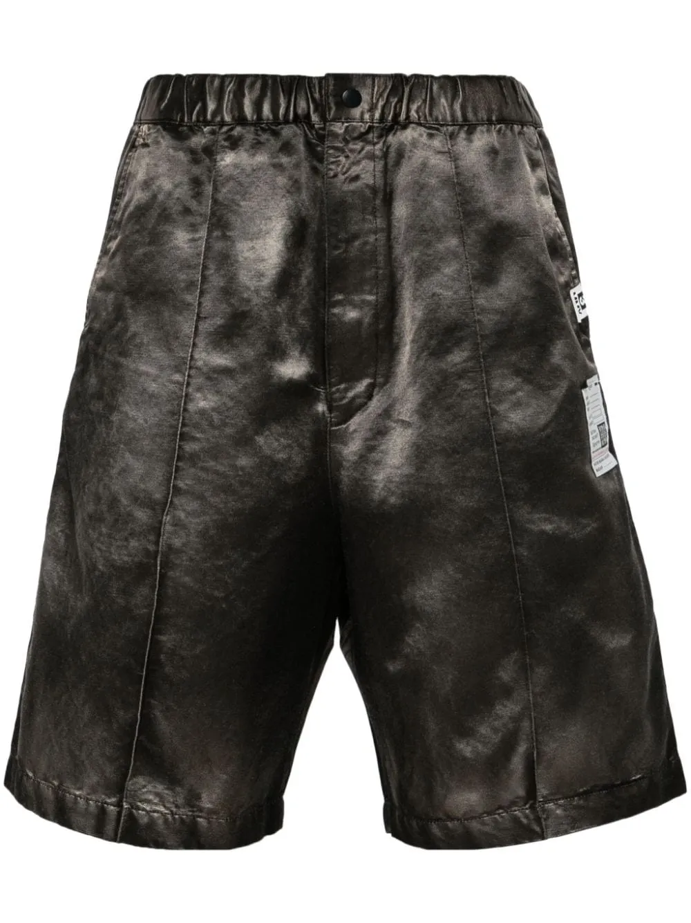 Maison Mihara -MMY- Bermuda black en satin