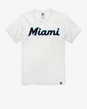 MIAMI MARLINS WORDMARK '47 FRANKLIN TEE