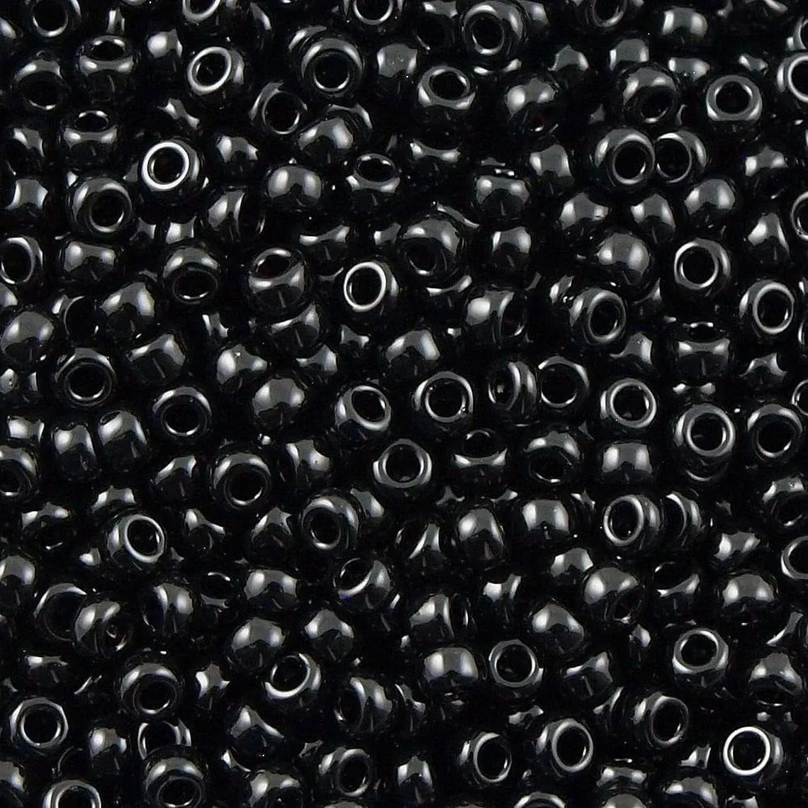 Miyuki Boncuk, MiyukiRoundBeads 6/0-0401 Black