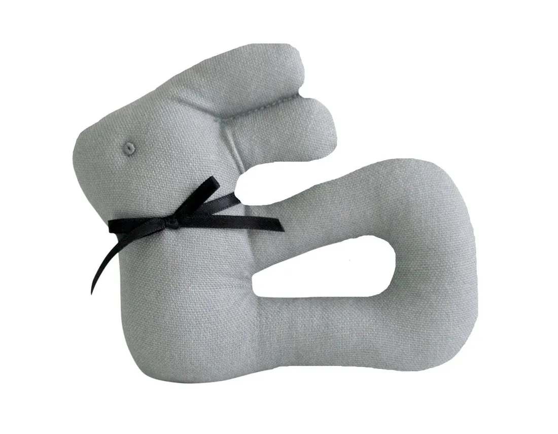 N11387GL - My First Bunny Rattle Grey