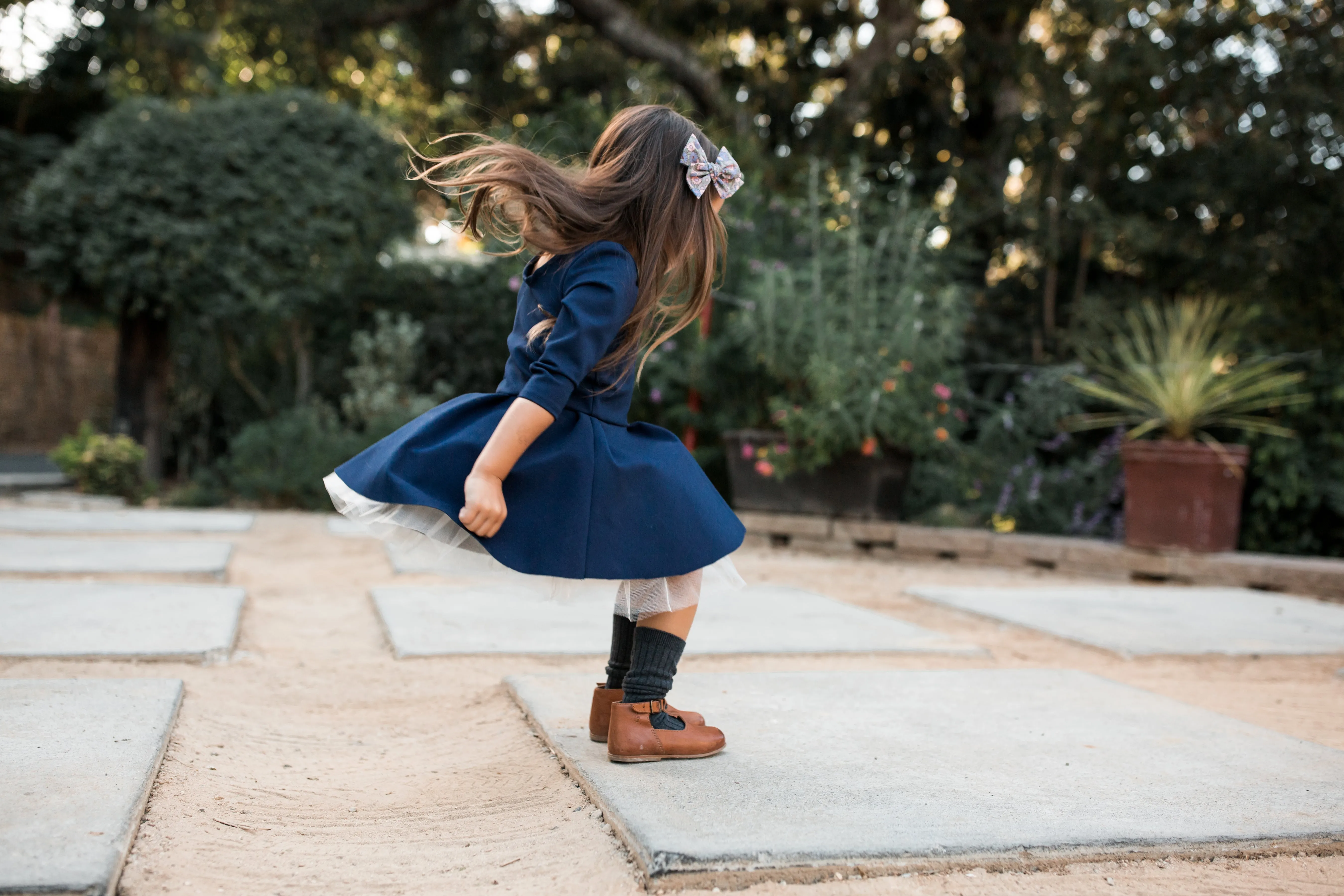 Nadine Dress - Navy