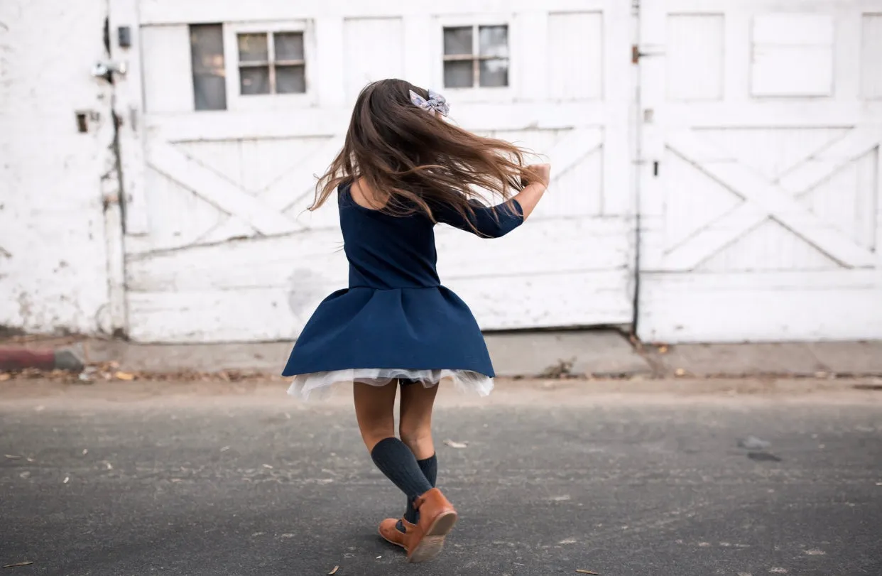 Nadine Dress - Navy