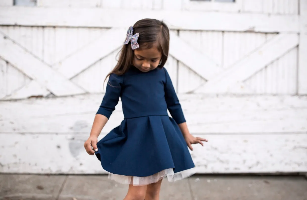 Nadine Dress - Navy