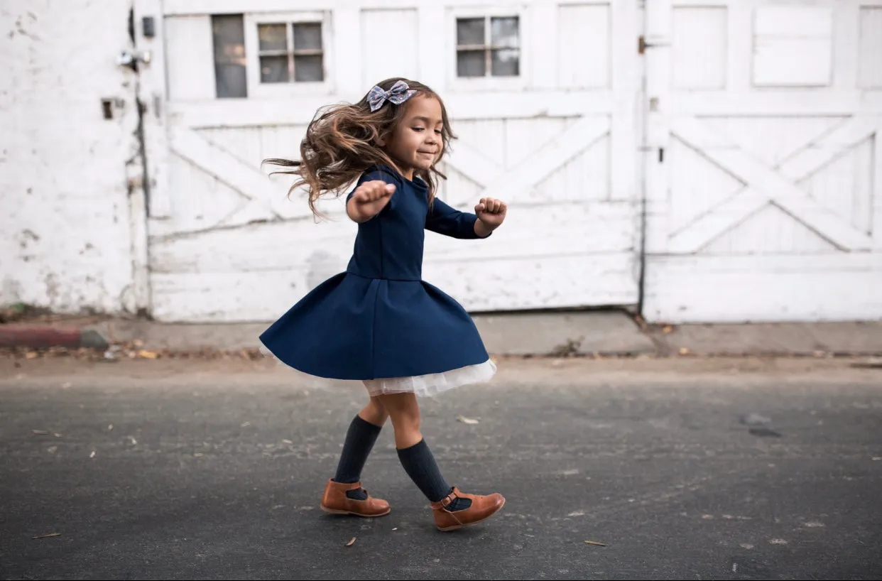 Nadine Dress - Navy