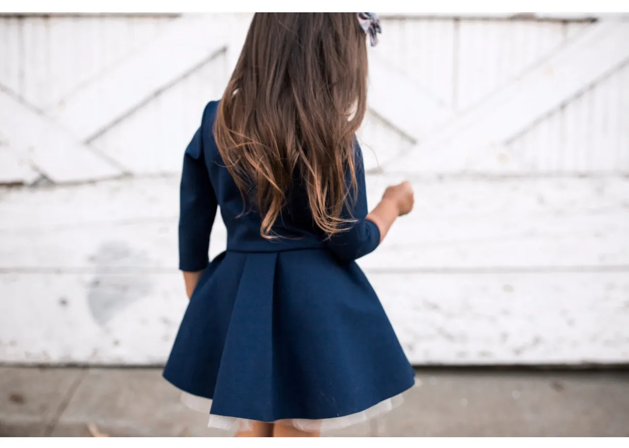 Nadine Dress - Navy