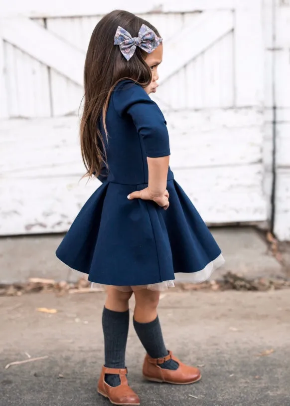 Nadine Dress - Navy