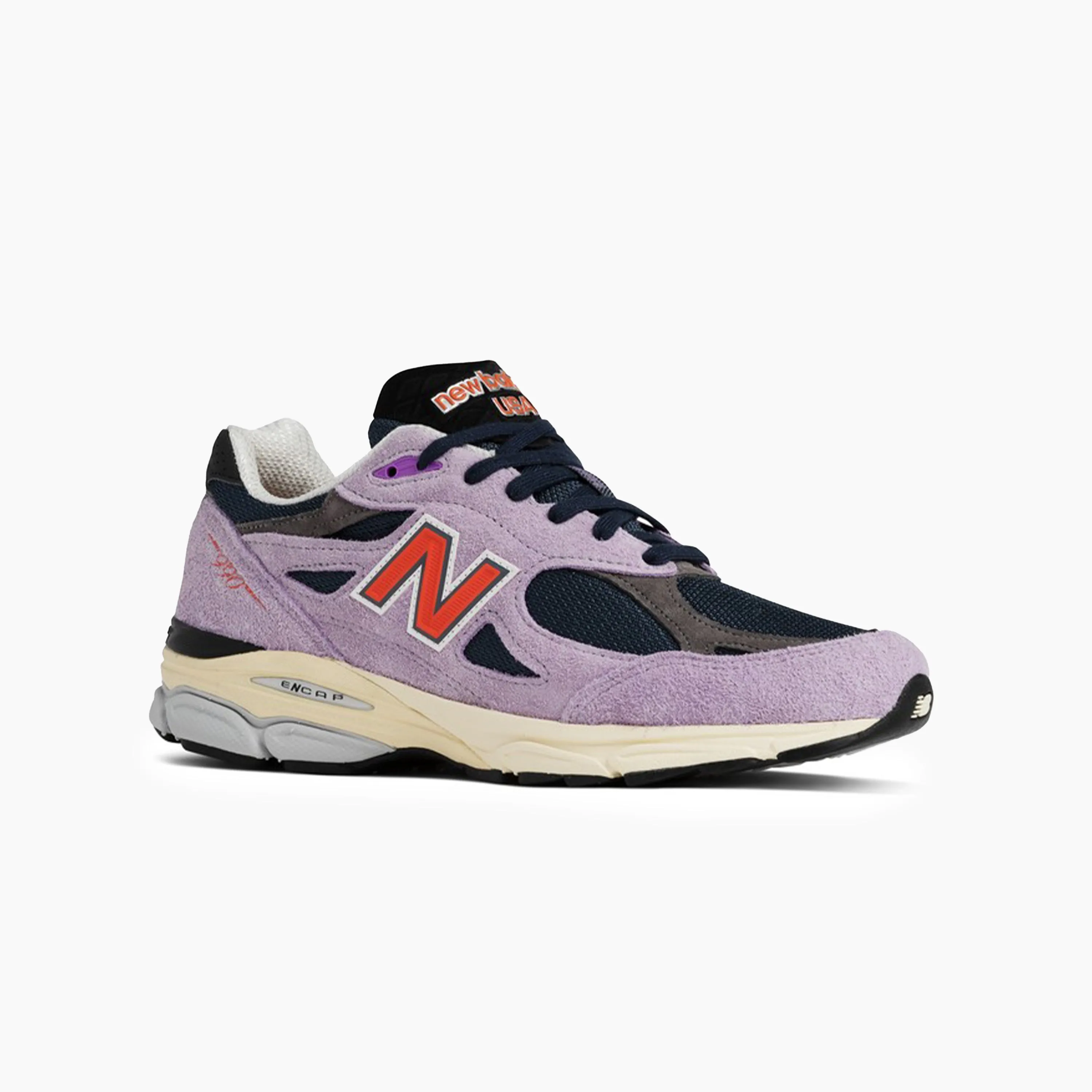 NEW BALANCE 990 V3 MADE IN USA RAW AMETHYST & NB NAVY - M990TD3