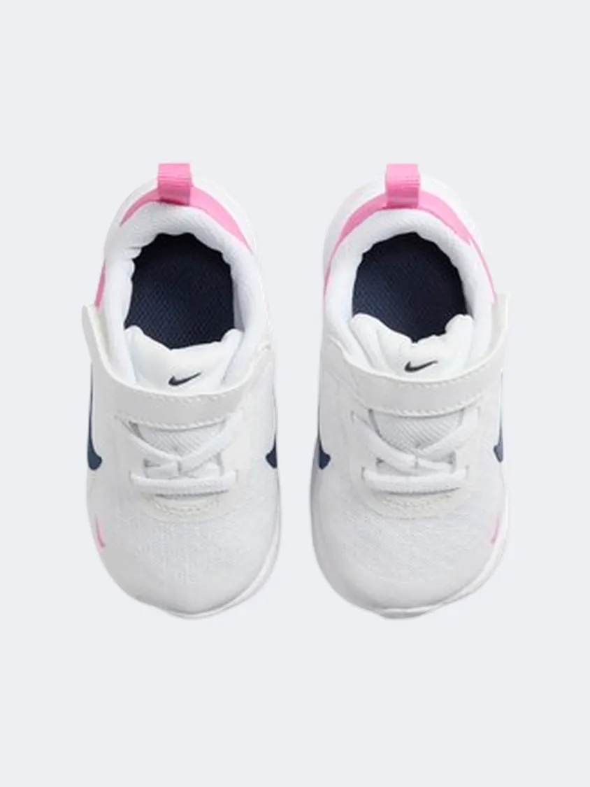 Nike Revolution 7 Ps-Boys Running Shoes White/Pink/Navy